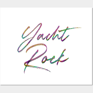 Yacht Rock -- Retro Font Design Posters and Art